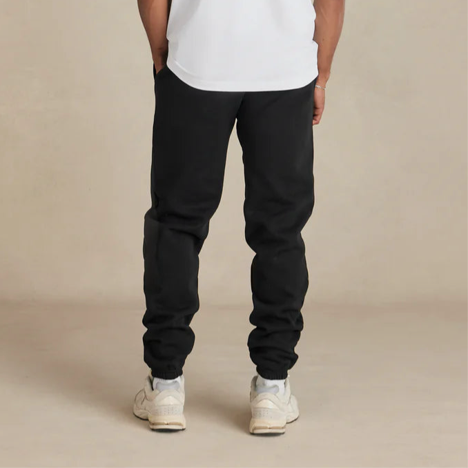 Black Cuffed Sweatpant