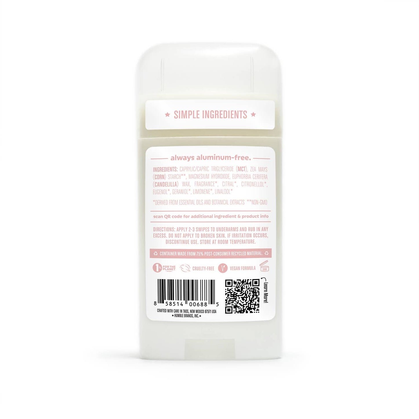 Moroccan Rose Vegan & Sensitive Deodorant
