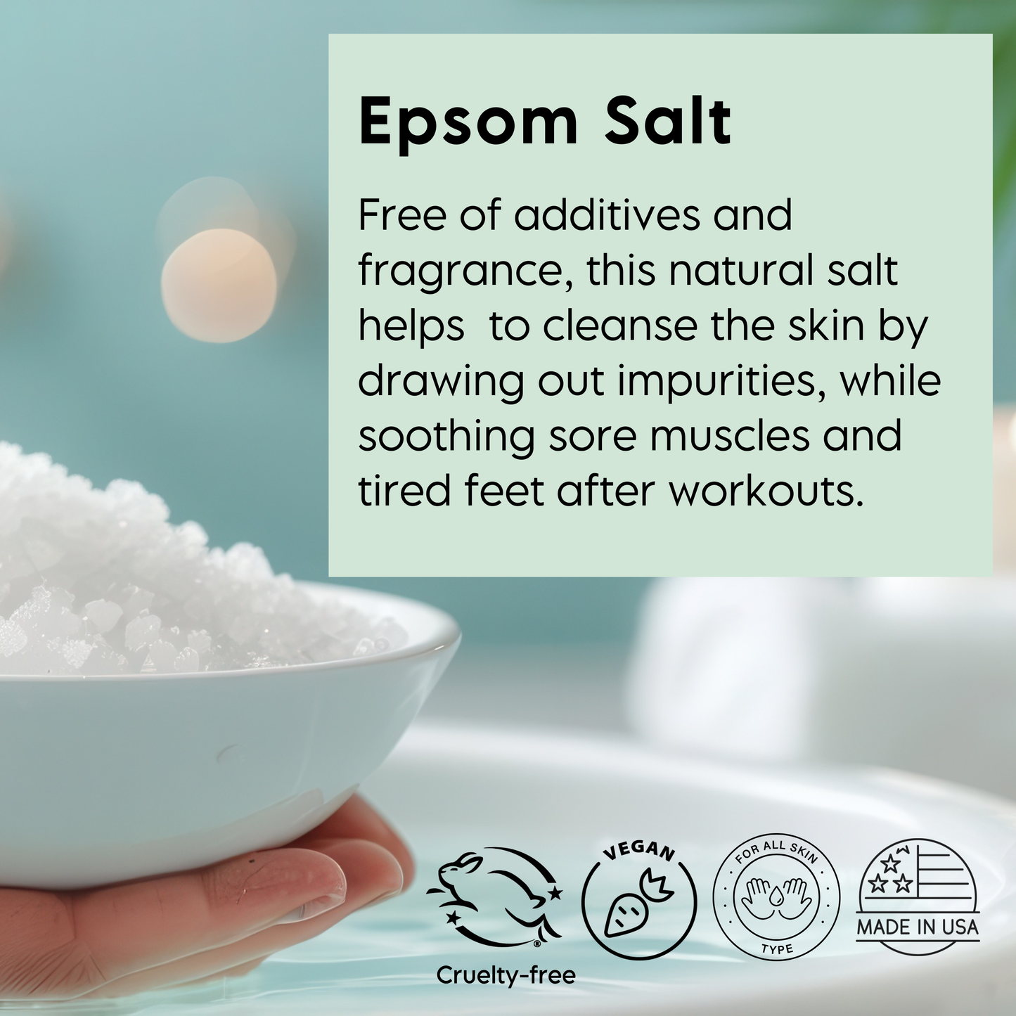 Epsoothe™ Epsom Salt Jar (5 lb)