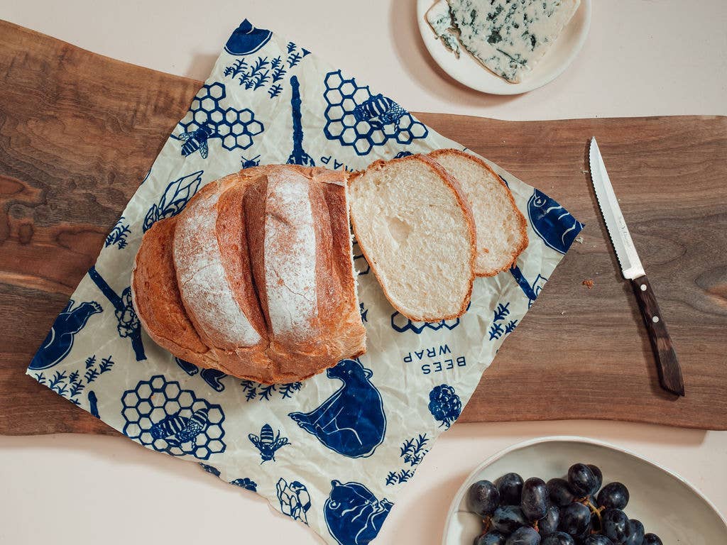Bread Wrap - Bees & Bears Print