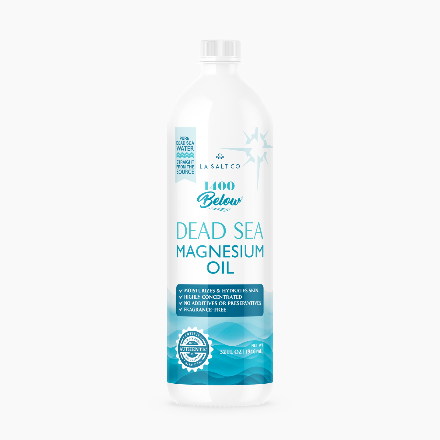 1400 Below® Dead Sea Magnesium Oil: 12 FL OZ