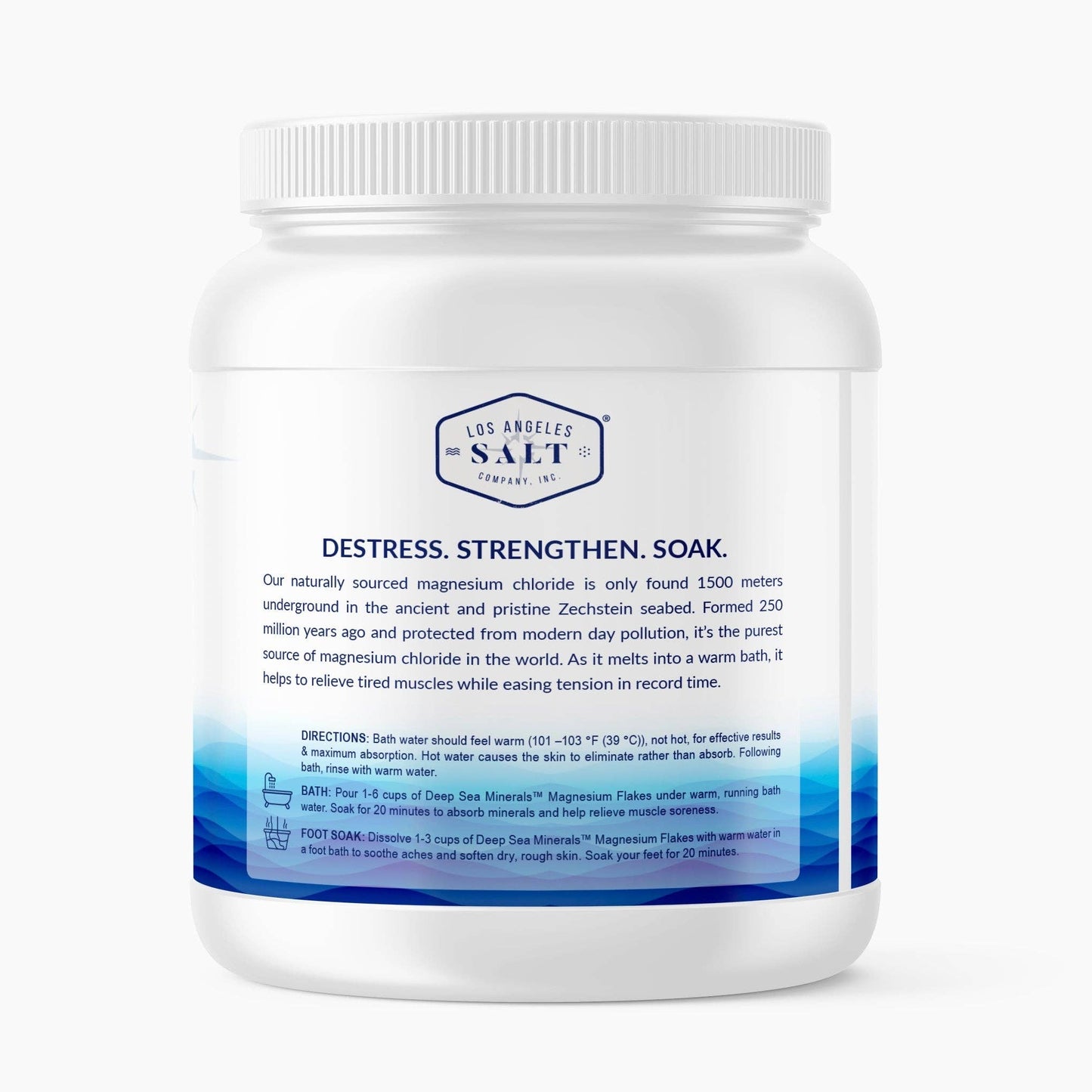 4.4 lb Deep Sea Minerals® Magnesium Flakes Jar