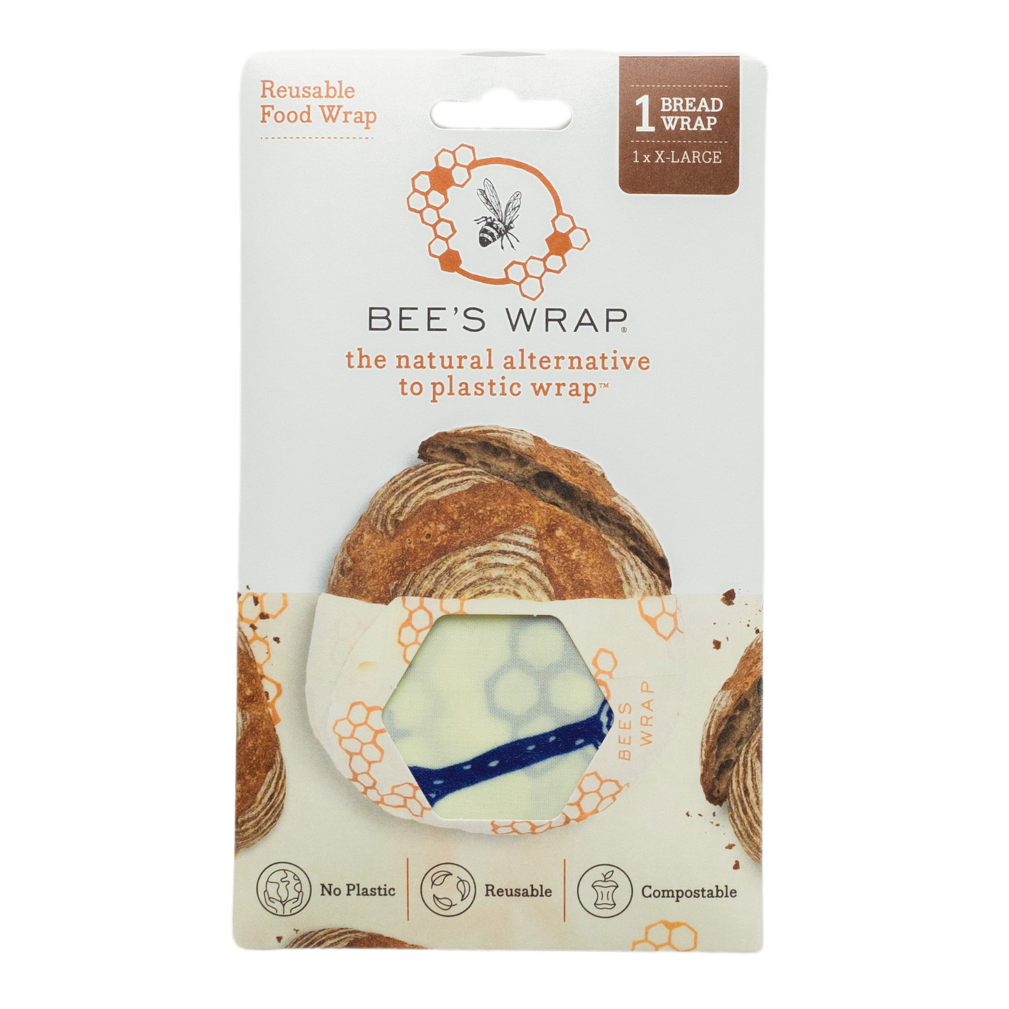 Bread Wrap - Bees & Bears Print