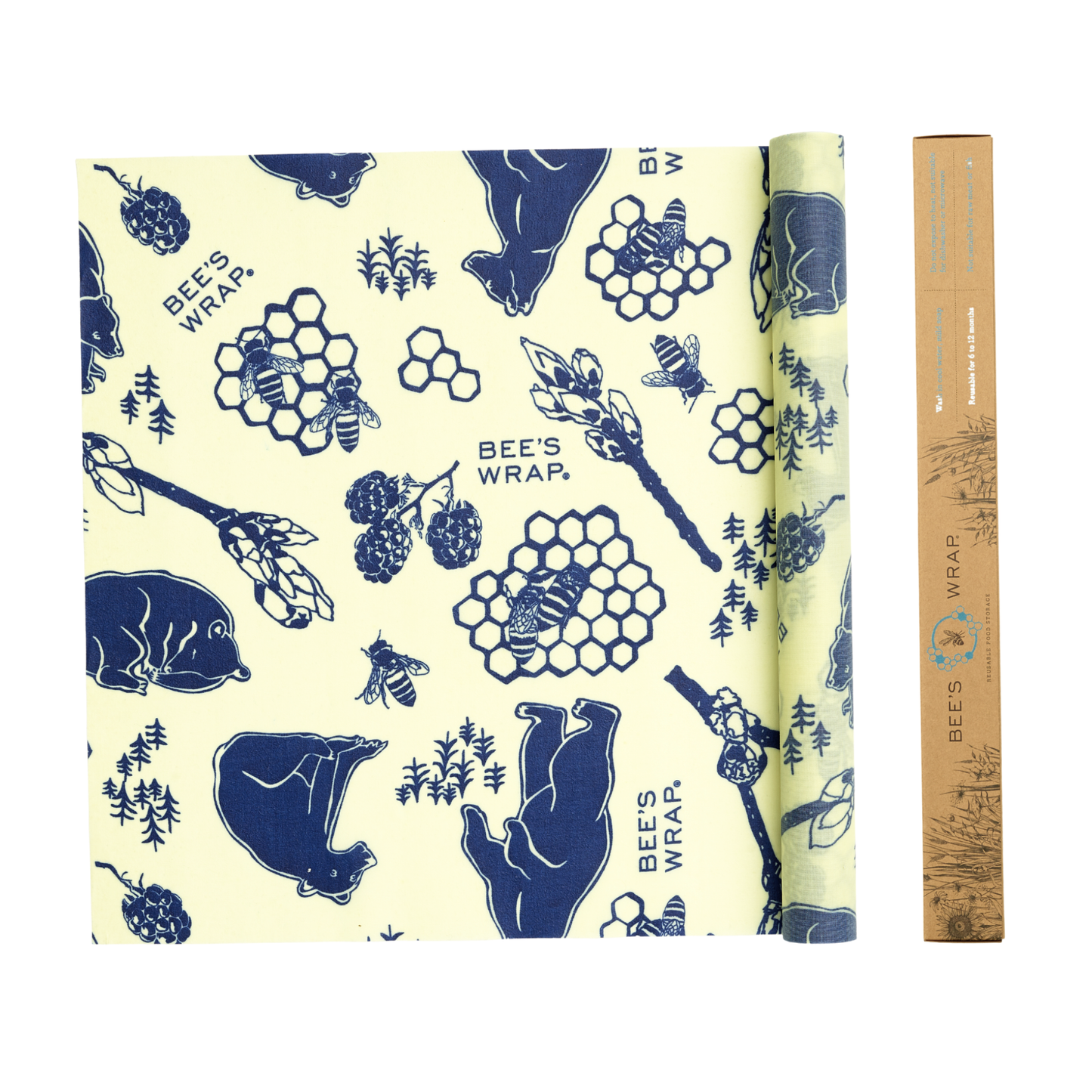 Bee's Wrap Roll - Bees & Bears
