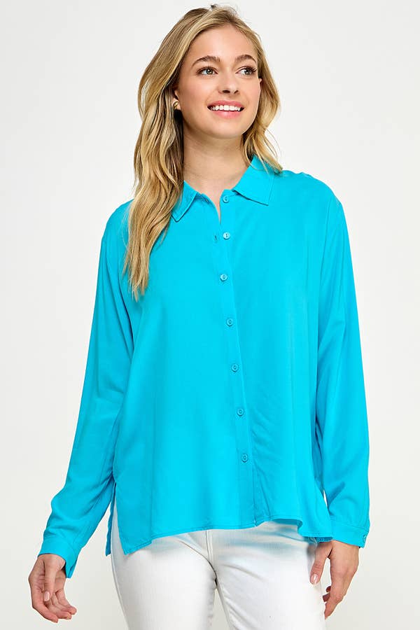 Woven Button Down