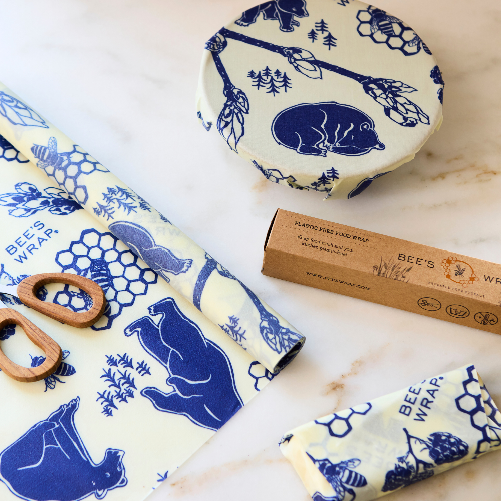 Bee's Wrap Roll - Bees & Bears