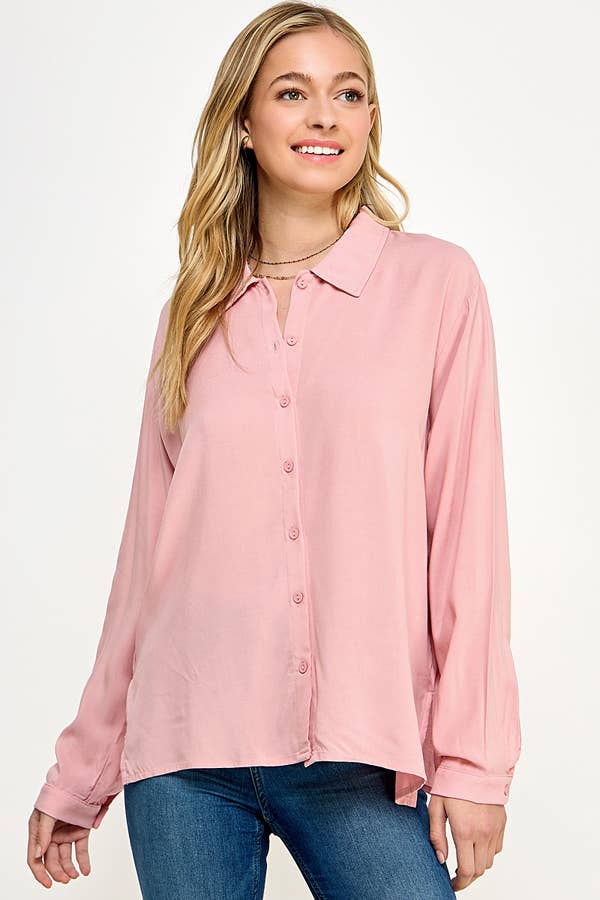 Woven Button Down