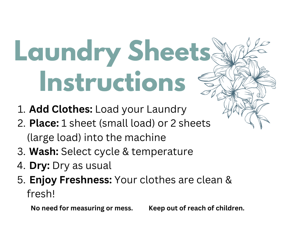 Laundry Detergent Sheets (100 LOADS)