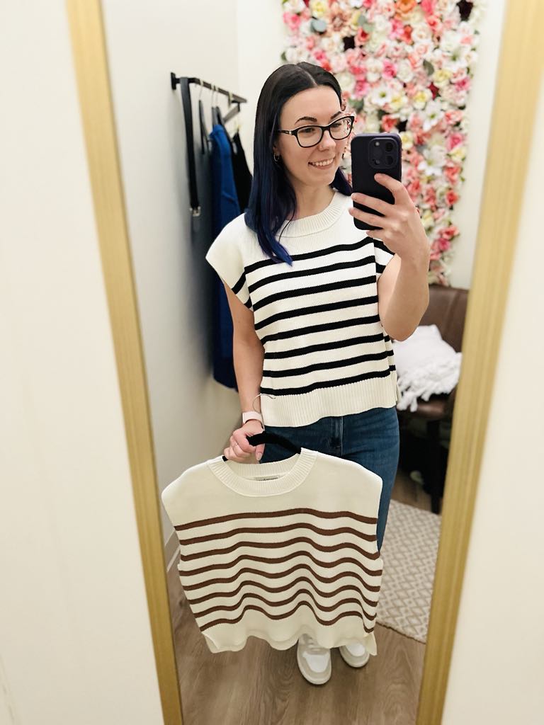 Striped Sweater Vest