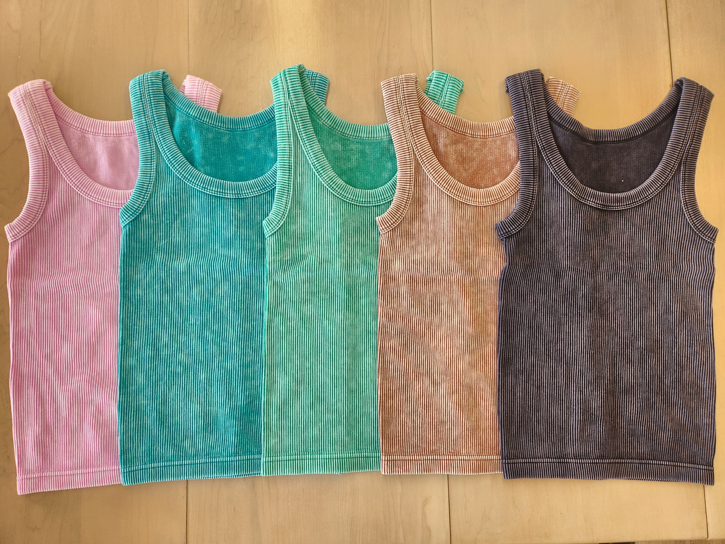 Washed Ribbed Tank