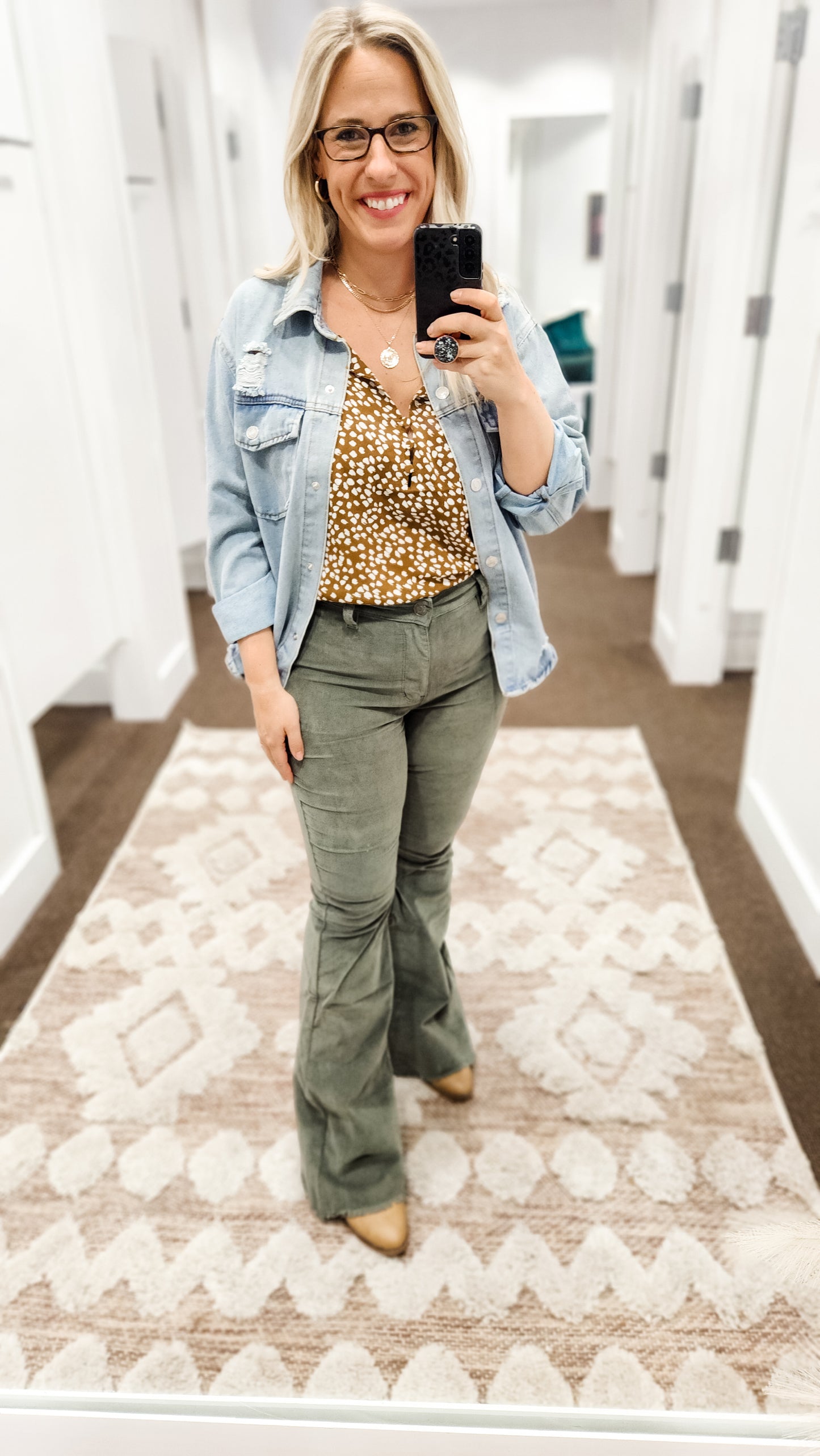 Chloe Corduroy Flare