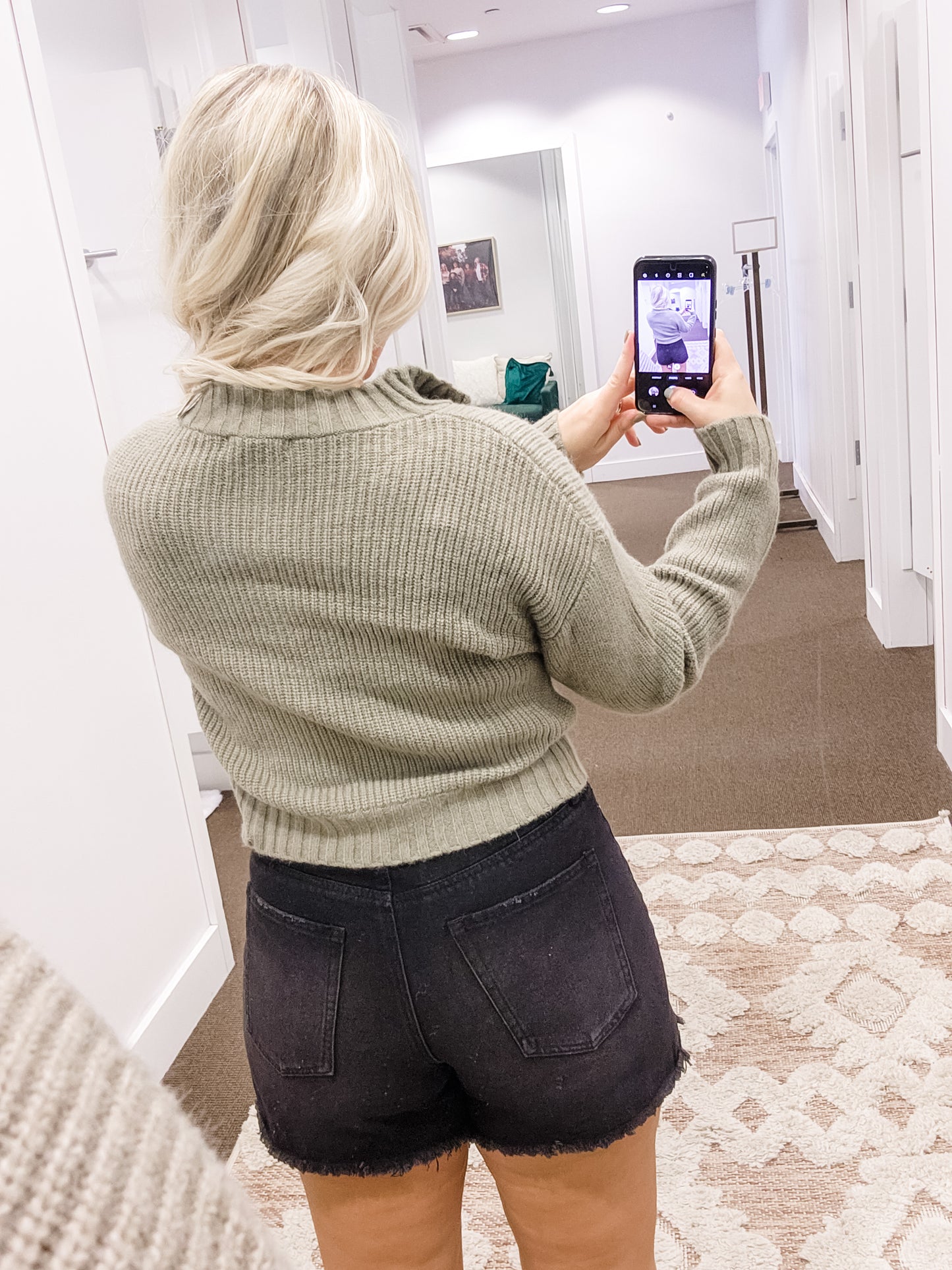 Black Mom Fit Shorts
