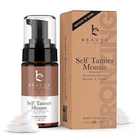 Self Tanner Body Tanning Mousse 3.3oz: Medium to Dark