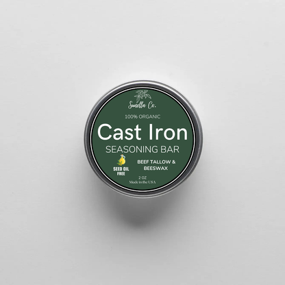 Cast Iron Seasoning Bar - SEED OIL FREE