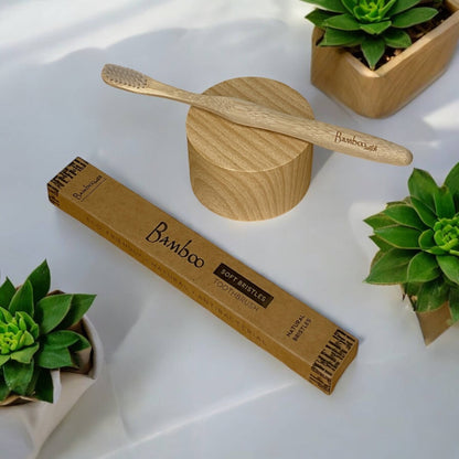 100% Compostable Bamboo Toothbrush