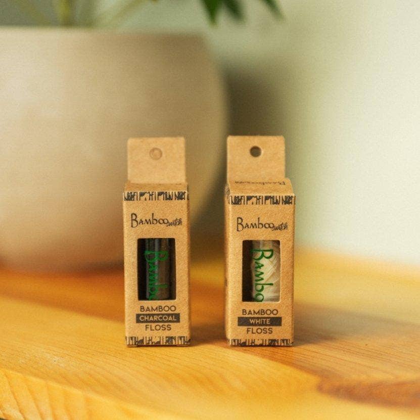 Vegan Bamboo Floss | Natural White
