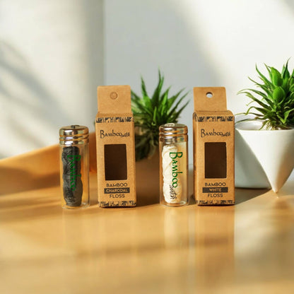 Vegan Bamboo Floss | Natural White