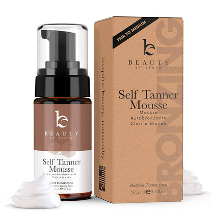 Self Tanner Body Tanning Mousse 3.3oz: Fair to Medium