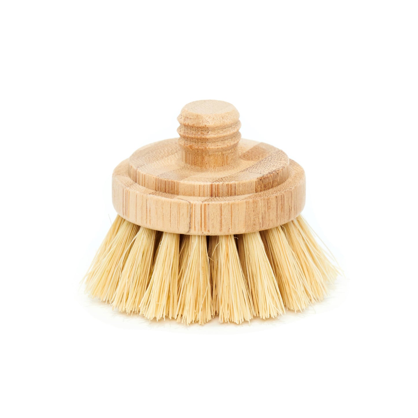 Replacement Head for Bamboo Dish Scrubbing Brush: Softer (Sisal Bristles)