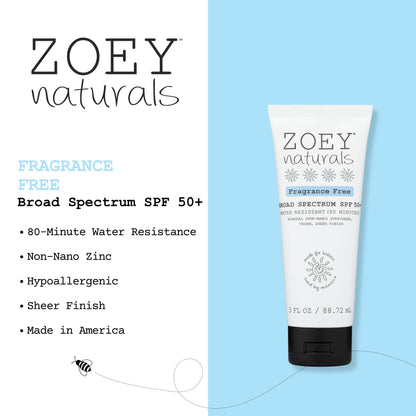 Fragrance-Free Broad Spectrum SPF 50+ Mineral Sunscreen