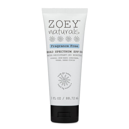 Fragrance-Free Broad Spectrum SPF 50+ Mineral Sunscreen