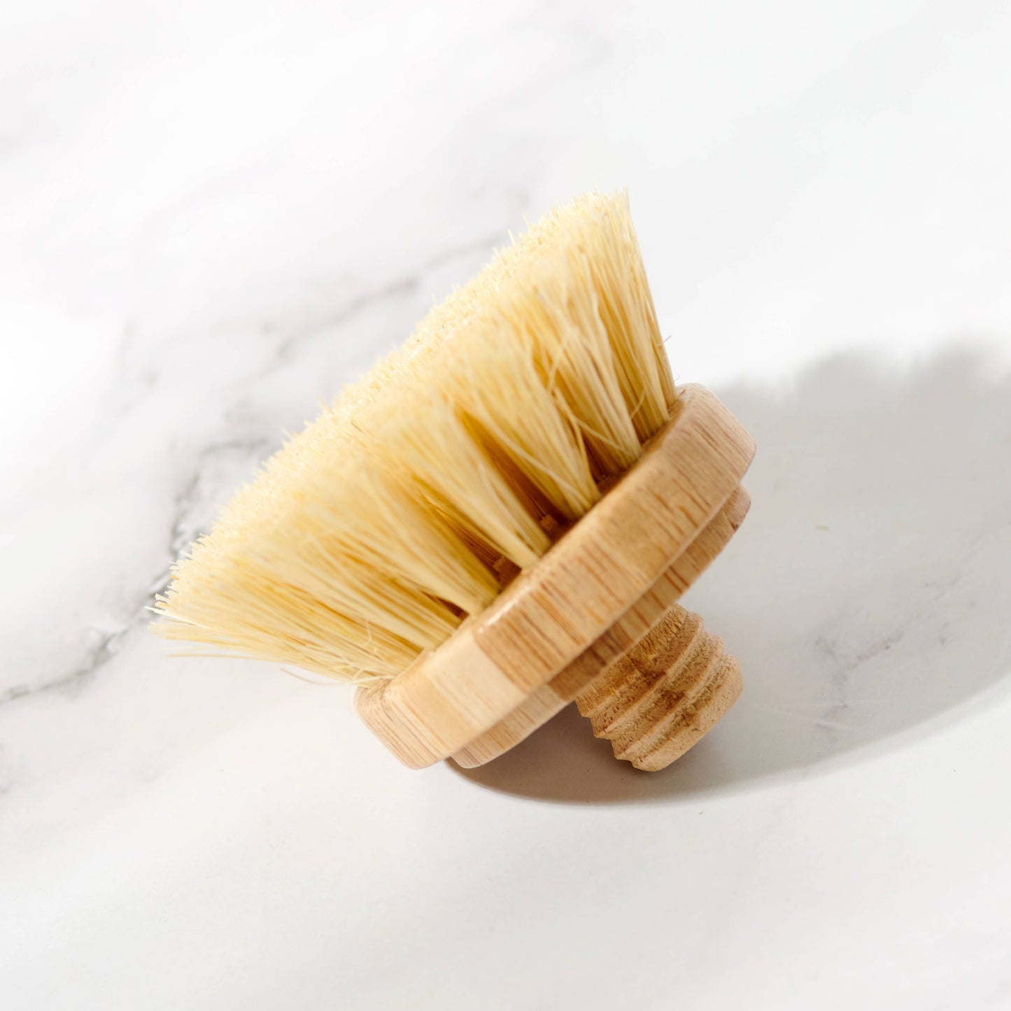 Replacement Head for Bamboo Dish Scrubbing Brush: Softer (Sisal Bristles)