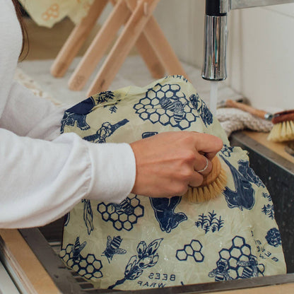 Bread Wrap - Bees & Bears Print