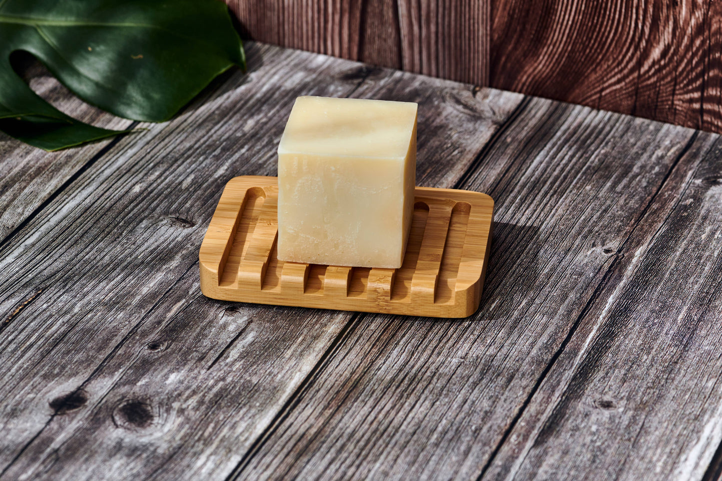 Bamboo Waterfall Self-Draining Soap Dish